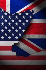 America and united kingdom relationship vertical banner. America vs united kingdom.