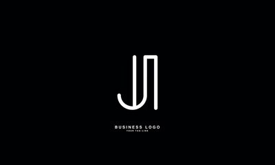 JI, IJ, J, I, Abstract Letters Logo Monogram