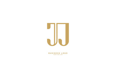 J, JJ, Abstract Letters Logo Monogram