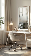 Modern Home Office A sleek minimalist home design
