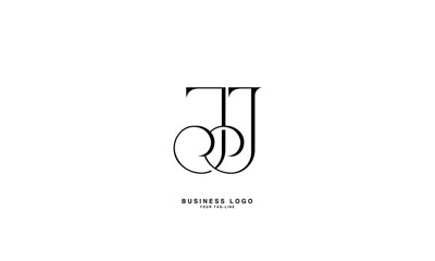 J, JJ, Abstract Letters Logo Monogram