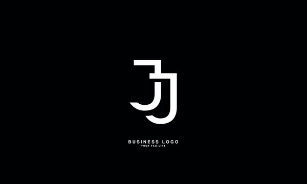J, JJ, Abstract Letters Logo Monogram