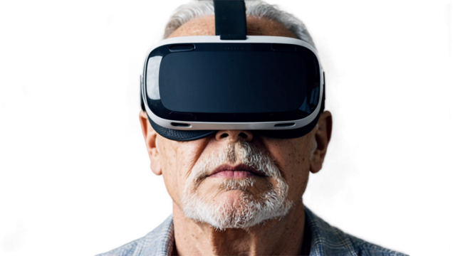 boy , Man with vr headset Transparent image