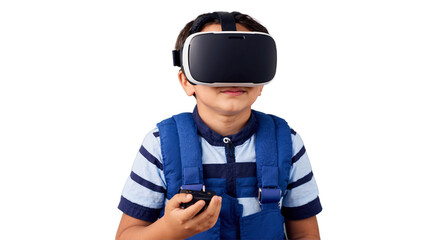 boy , Man with vr headset Transparent image