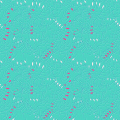 Abstract unusual seamless pattern wave shapes for apparel things, textile, texture, backgrounds and to print on fabric and other design things