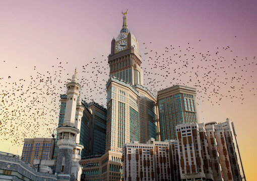 Royal Clock Tower Makkah in Makkah, Saudi Arabia.