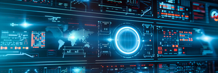 Obraz premium The Blueprint of Tomorrow: Visualizing the Intricate Connections and Systems Powering the Future