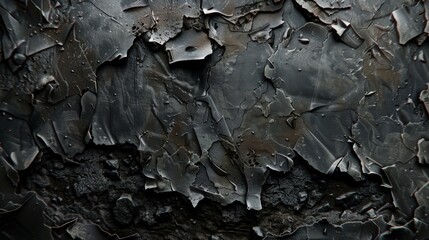 The jagged edges and uneven surface of this background give it a raw, industrial look