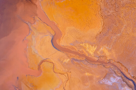 Abstract patterns on vibrant colours