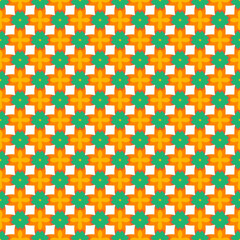 Multi color seamless abstract pattern. Background and backdrop. Multi Colored. Colorful ornamental design. Colored mosaic ornaments. Vector graphic illustration.