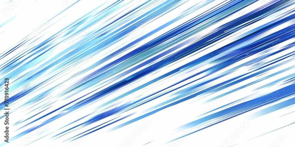 Poster abstract blue lines speed pattern on a white background, technology lines for a web banner design te