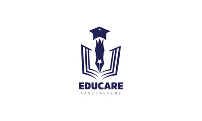 Creative modern Education Logo Template vector illustration