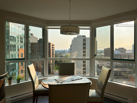 Apartment view from the window