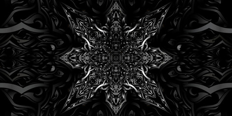 Applied Thai patterns that are cool and beautiful - obrazy, fototapety, plakaty