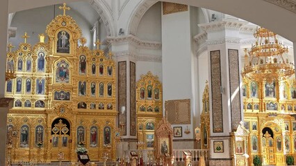 Church of Saints Peter and Fevronia. Church of Donbass. Donetsk March 29, 2024.