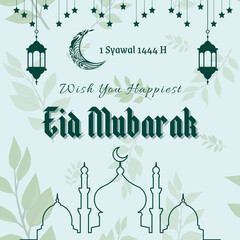 Eid greeting card