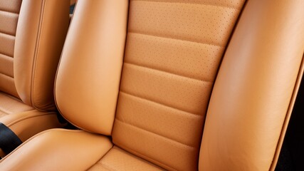 Drivers seat inside a car