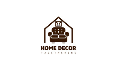 Naklejka premium Furniture Conceptual Logo Design vector.