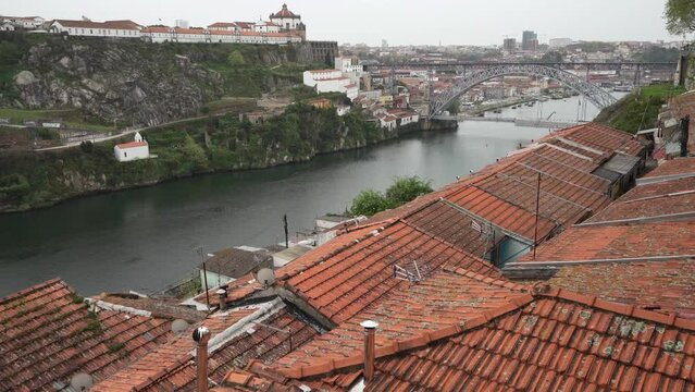panoramic view of Porto, Portugal
