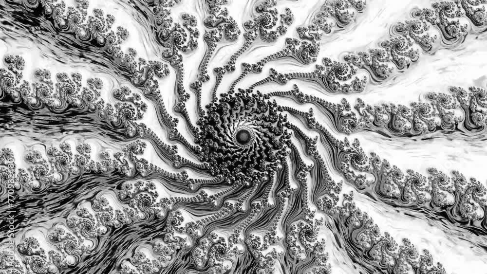 Wall mural 4k abstract multicolored motion graphics background. fractal sequence patterns 3d. for yoga or clubs