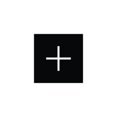 Obraz premium Plus interface vector icon. Add new flat sign design. Create symbol pictogram. Insert icon. Append sign. Additional sign. UX UI icon