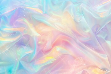holographic white light effect, rainbow colors background, pastel colors, a soft and dreamy atmosphere Generative AI