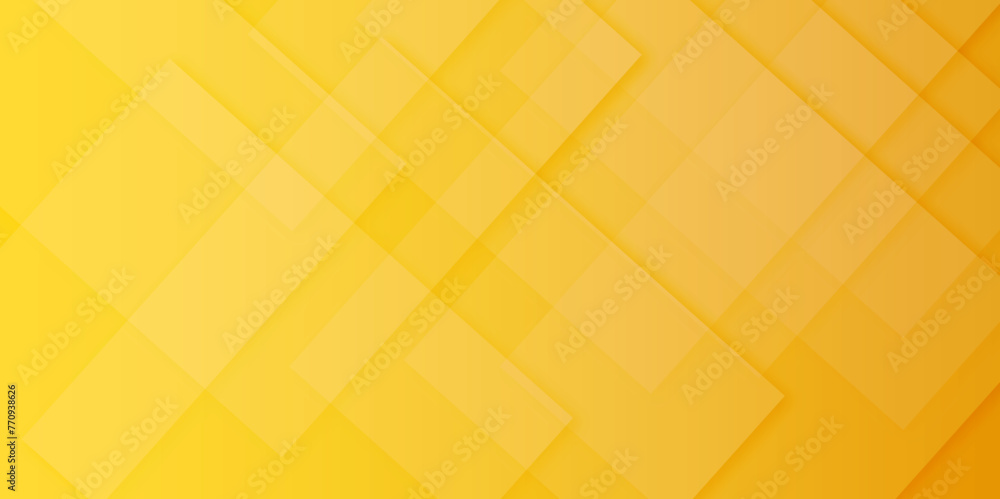Poster abstract modern orange pattern geometric luxury gradient line background random square shape design.