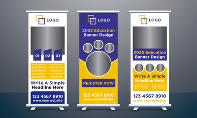 Business Roll Up Banner and Signage Design
