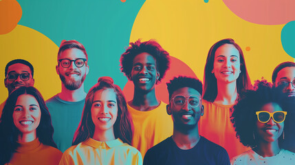 A group of diverse individuals - community and support