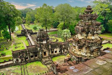 Baphuon Temple - 11th century Shiva temple built by Suryavarman I, built in classic Khmer temple...