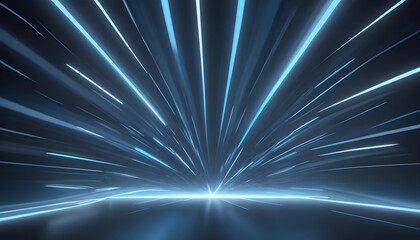 Background with beautiful rays universal abstract gray blue 1 - obrazy, fototapety, plakaty