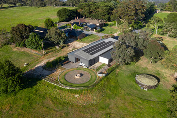 outbuildings on a farm