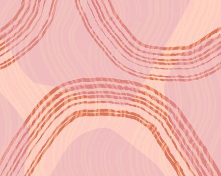 Pink background with pastel patterns abstract art background
