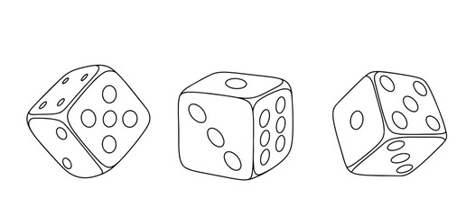 Three dice