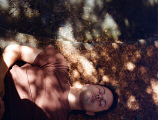 Handsome male in a shadow