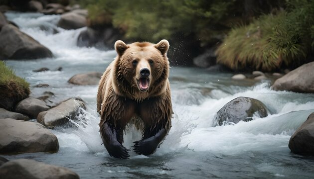 a-bear-splashing-in-a-cool-mountain-stream-