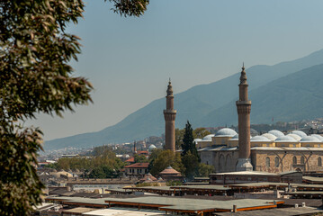  Bursa Grand Mosque or Ulu Cami is the largest mosque in Bursa , It was built by the Ottoman Sultan...