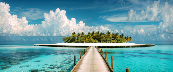 Maldives, North Male Atoll - Powered by Adobe