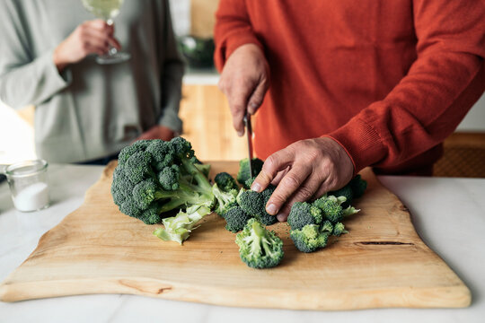 Preparing Fresh Broccoli Delight