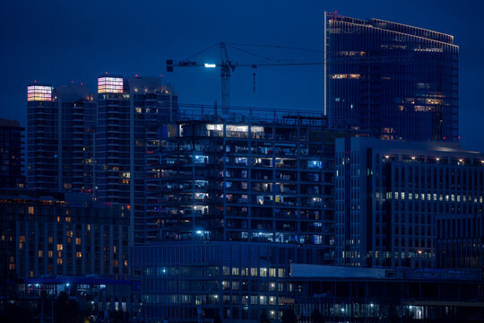 San Diego skyline At Night