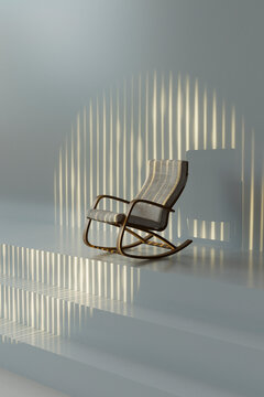 armchair and casted shadows