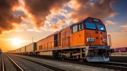 Fototapeta premium Intermodal Movement Airborne, Overland, Maritime 