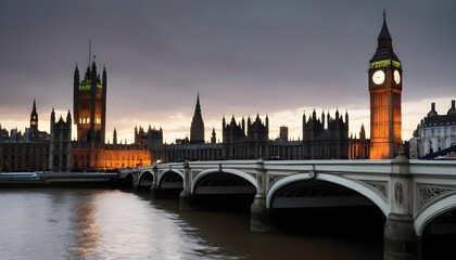 Naklejka premium westminster view in london