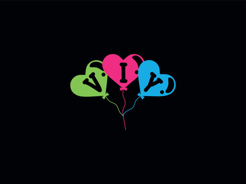 VIY Monogram Wedding Letter Logo