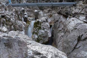 waterfall over the bridge