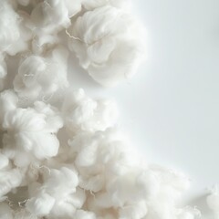 cotton white background.