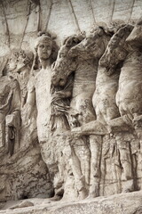 Basreliefs in the Arch of Titus. Rome - 770987885