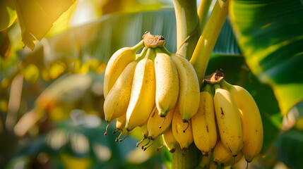 Banana golden banana banana background food groups - Powered by Adobe