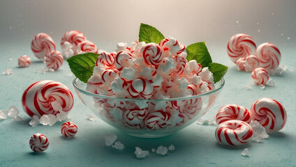 Peppermint candy in a nice look