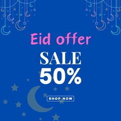 Eid offer sale 50% off 